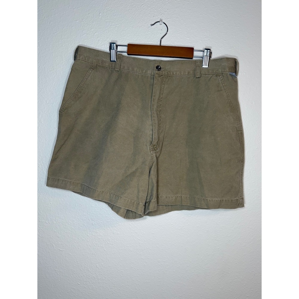 The North Face Mens Vintage Khaki Canvas Utility Shorts‎ Size 36 Tan Cotton